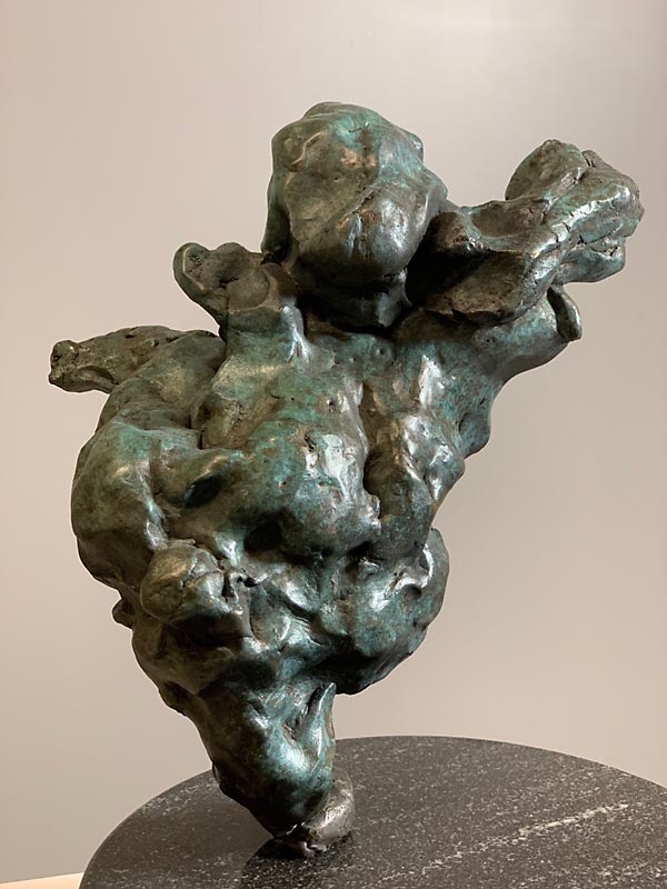 01 bronze, untitled (woman dancing on one foot)