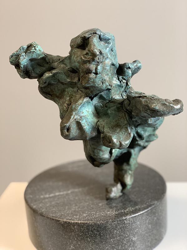 01 bronze, untitled (woman dancing on one foot)