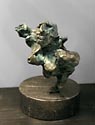 01 bronze, untitled (woman dancing on one foot)